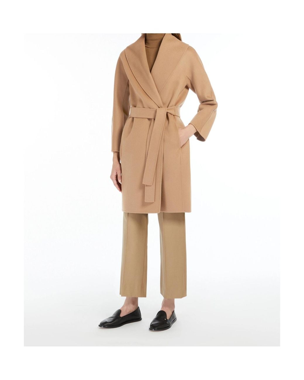 Max Mara Natural 'S Messi Belted Coat