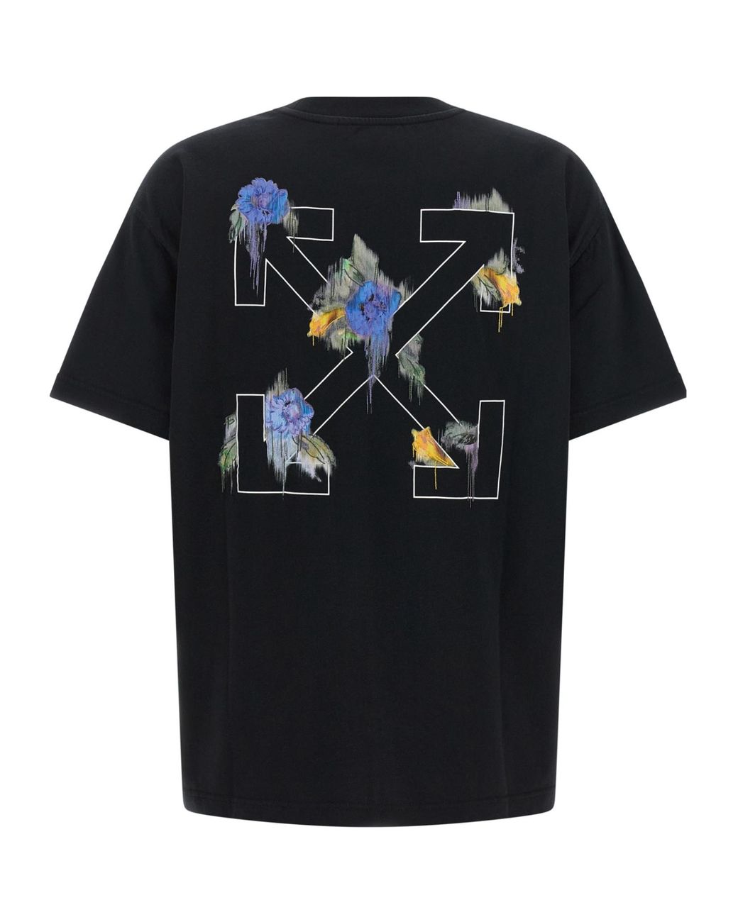 Off-White c/o Virgil Abloh Black 'Arrow Out Flower' T-Shirt