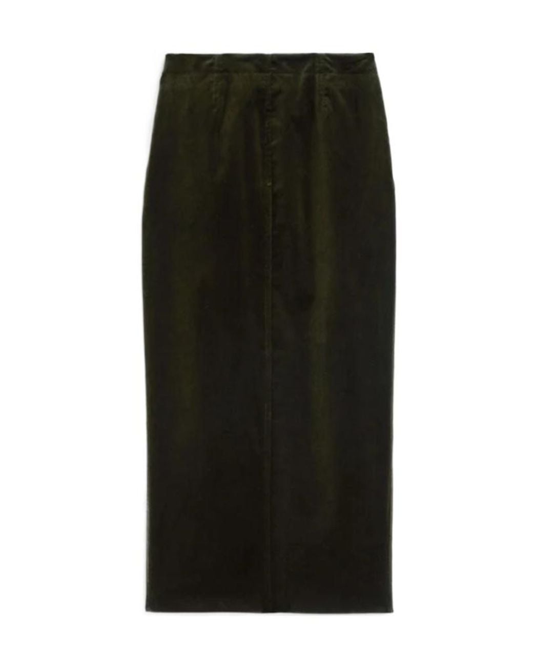 Jil Sander Black Front-Slit Maxi Skirt