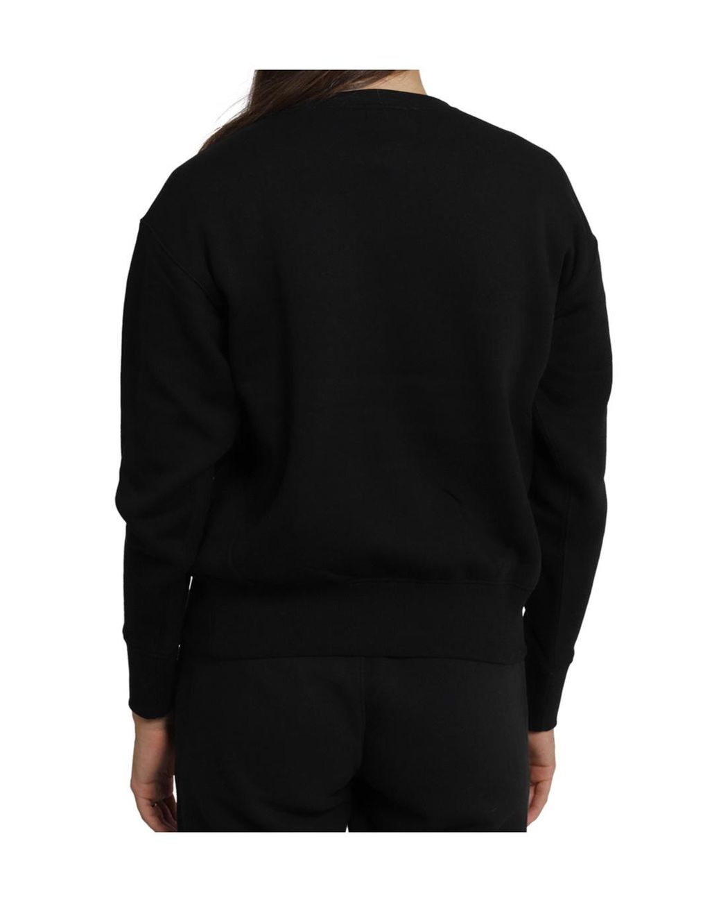 Polo Ralph Lauren Black Pony Embroidered Crewneck Sweatshirt