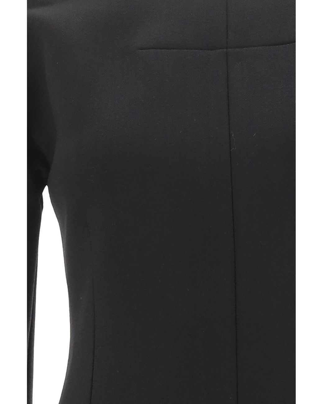 The Row Black Fit Dress