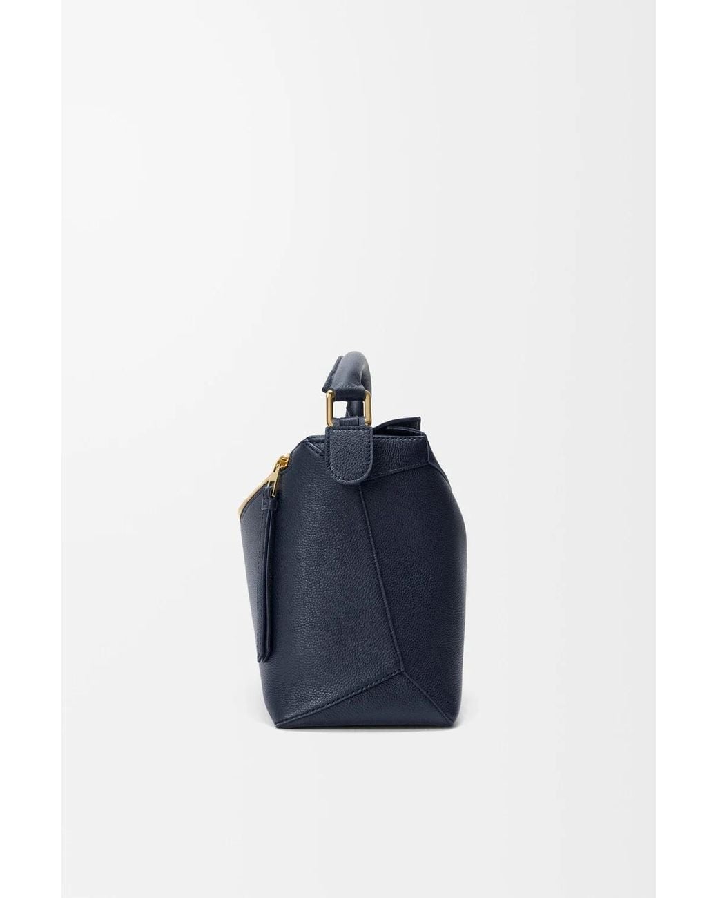 Loewe Blue Medium Puzzle Edge Bag
