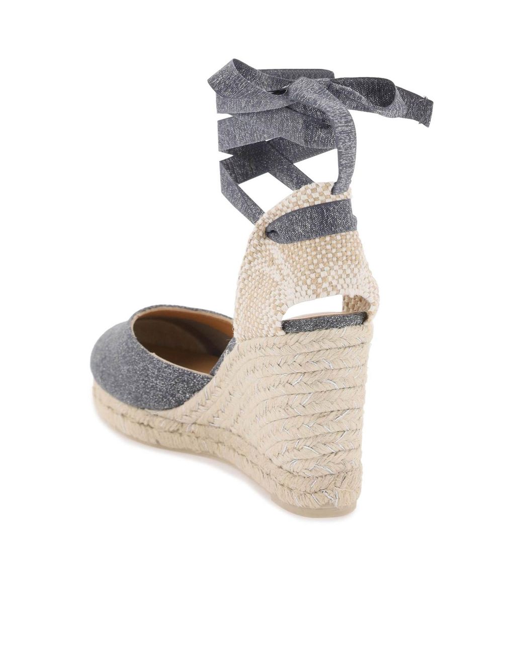 Castaner Metallic Castañer Carina Almond Toe Espadrilles