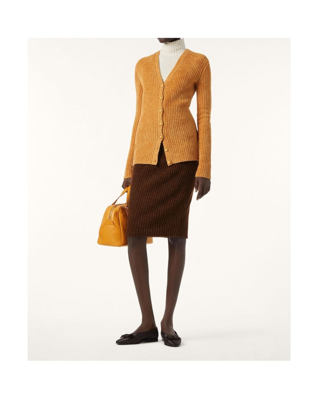 Loro Piana Brown Wisteria Skirt