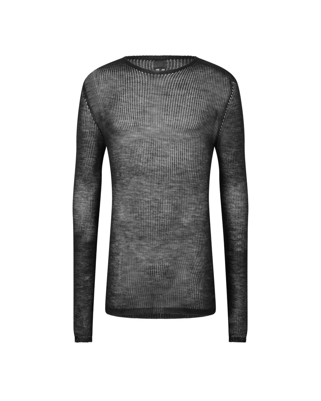Rick Owens Gray Knitted T-Shirt for men