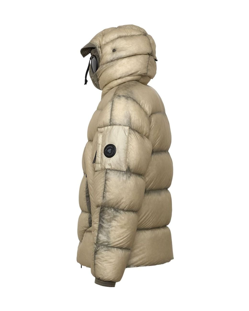 C P Company Natural Explorer Hooded Down Jacket for men
