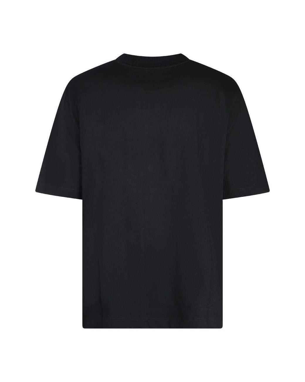 Gucci Black Cotton Logo T-Shirt for men