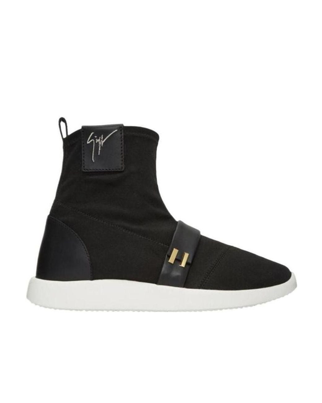 Giuseppe Zanotti Black Sock Sneakers for men
