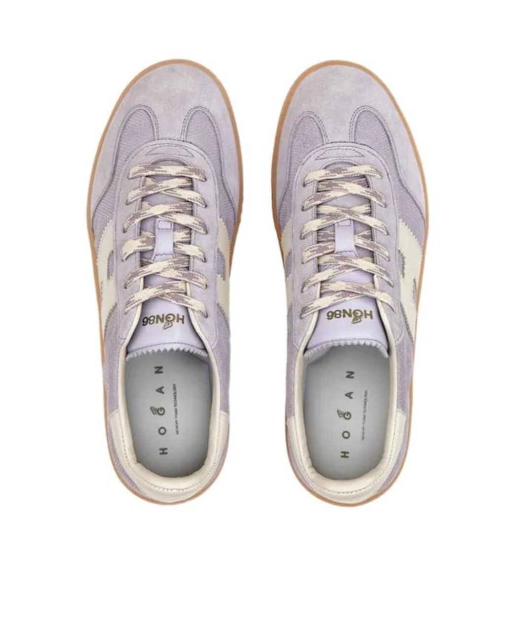 Hogan Gray Cool Logo-Patch Sneakers