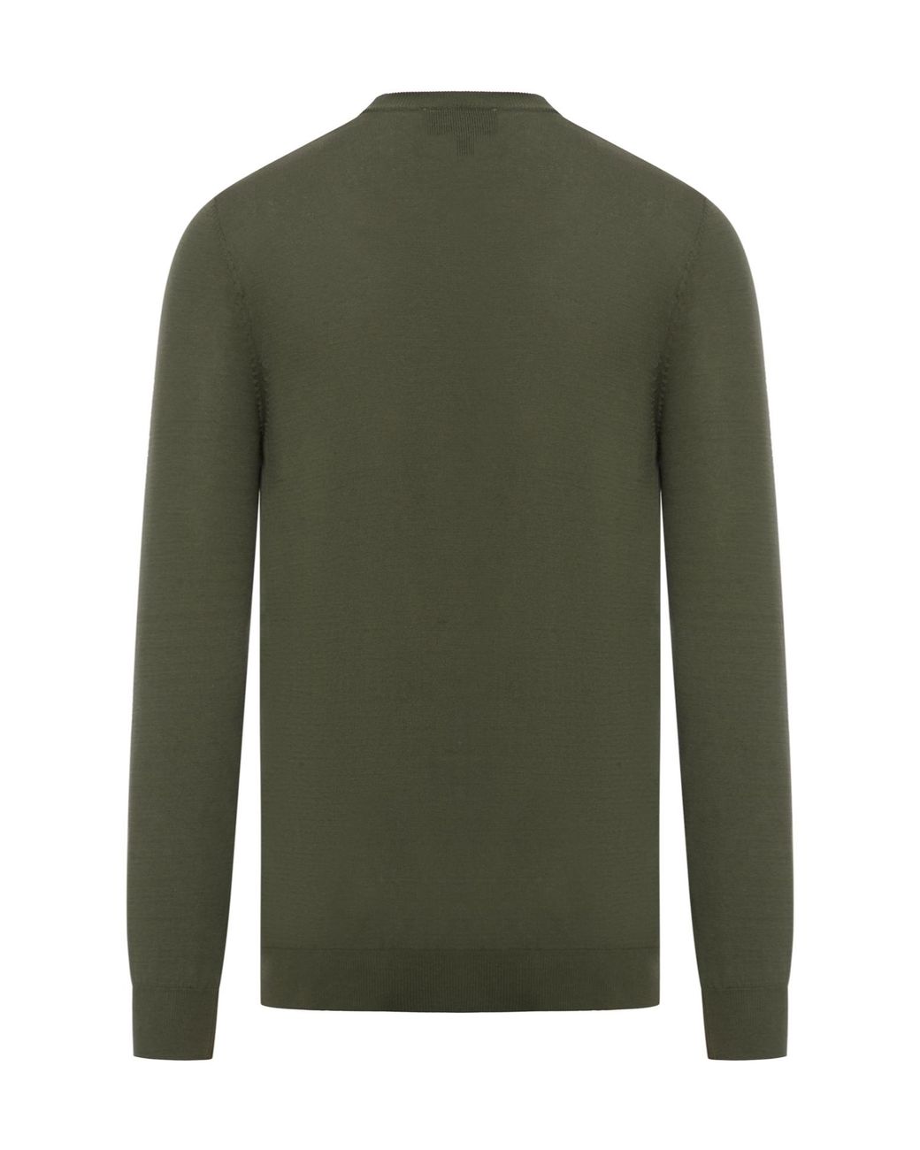 A.P.C. Green Logo Embroidered Crewneck Jumper for men