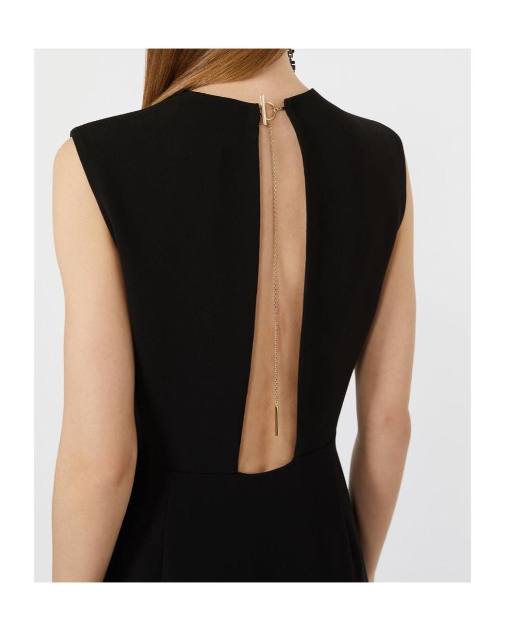 Max Mara Black Long Cady Dress