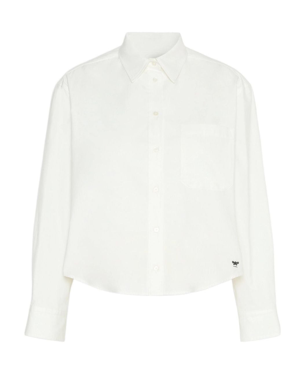 Weekend by Maxmara White Embroidered Pocket Shirt