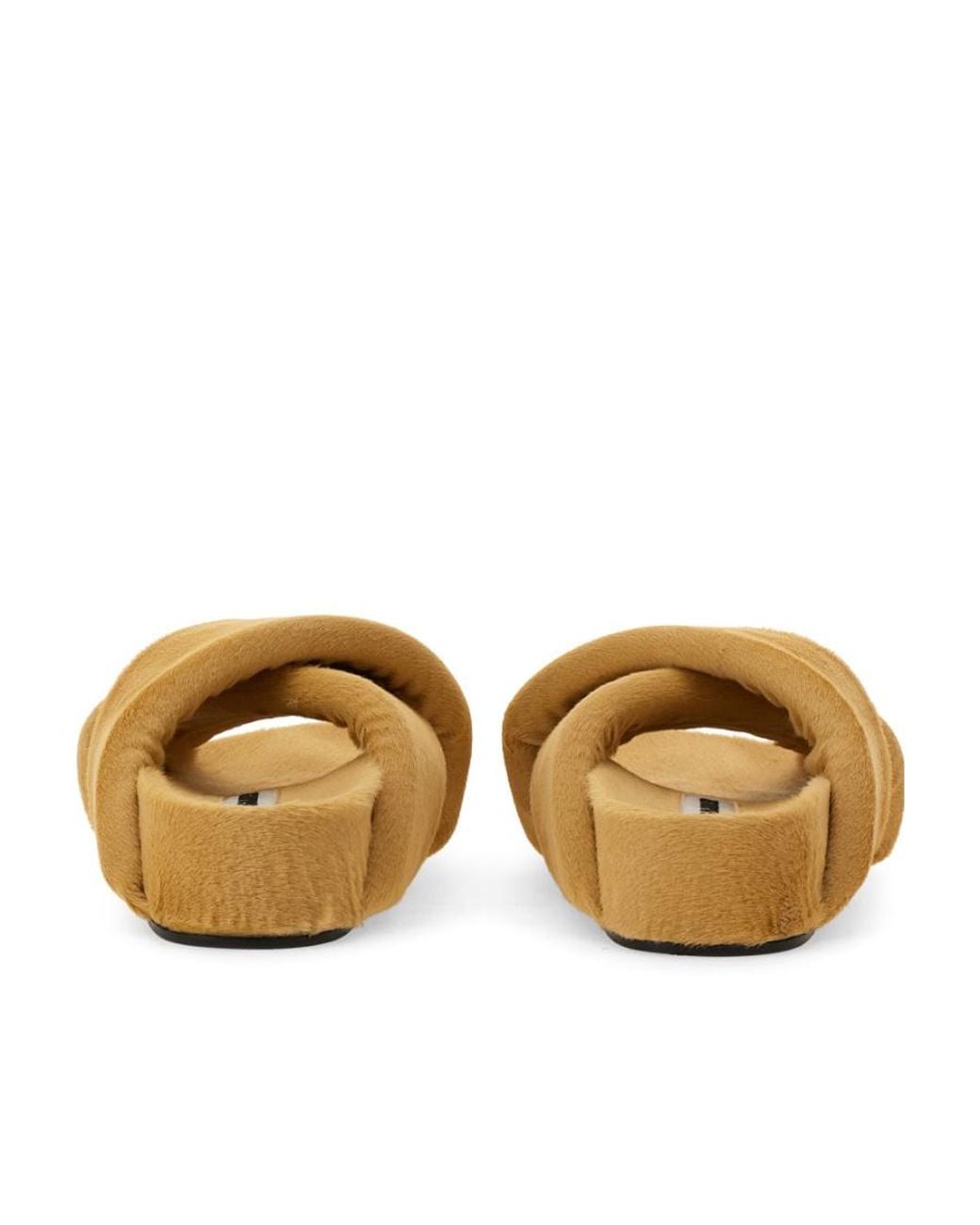 Jil Sander Brown Crossover-Strap Open-Toe Sandals