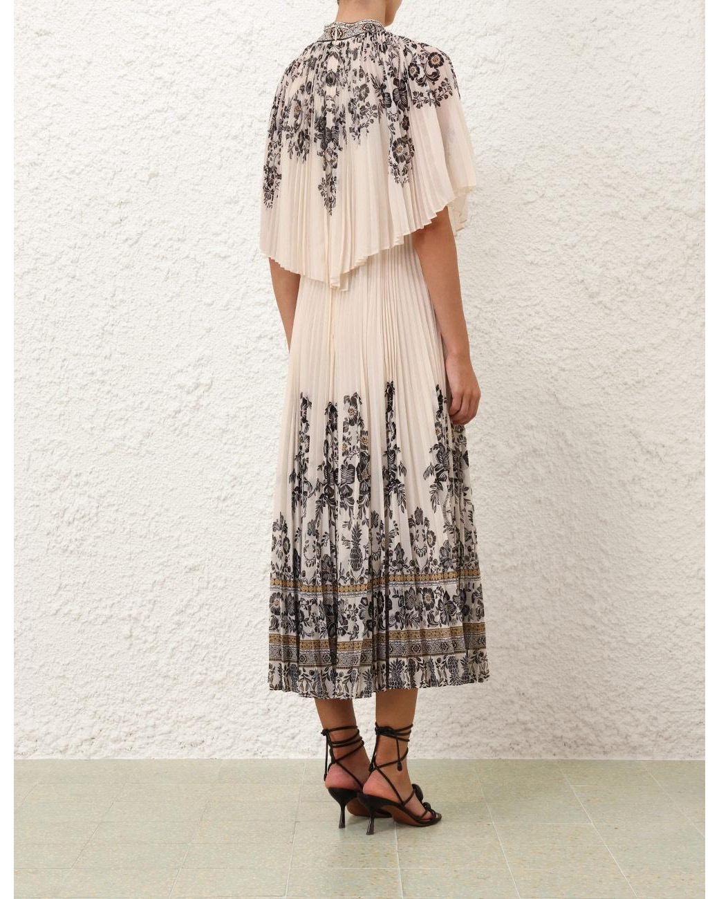 【Zimmermann】Dawning Sunray printed midi dress Dawning Sunray printed midi dress in multicoloured