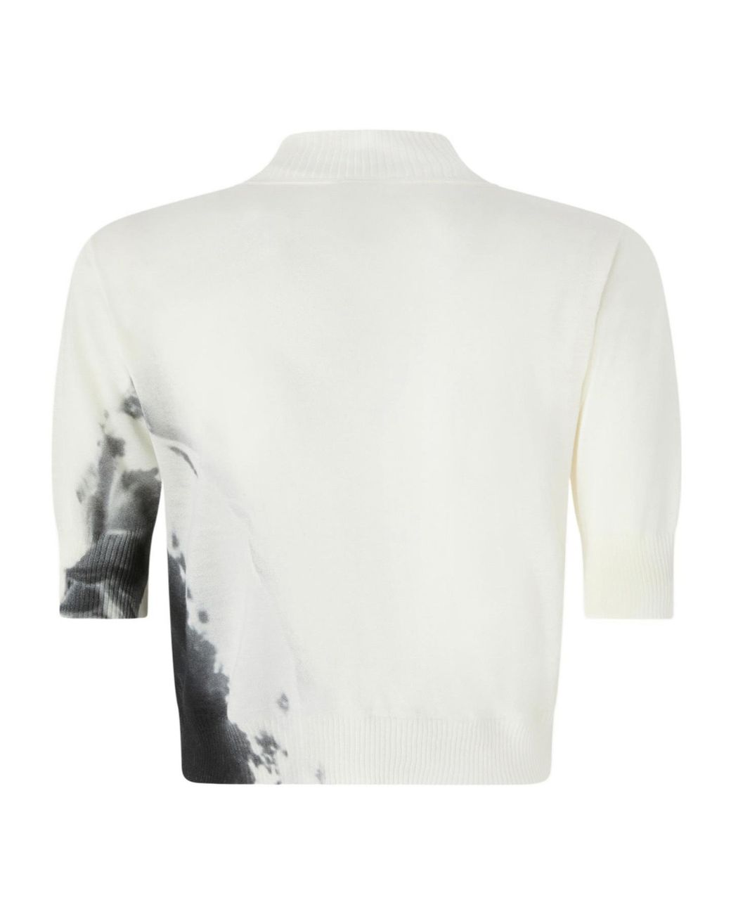 Pinko White Horse-Print Knit Top