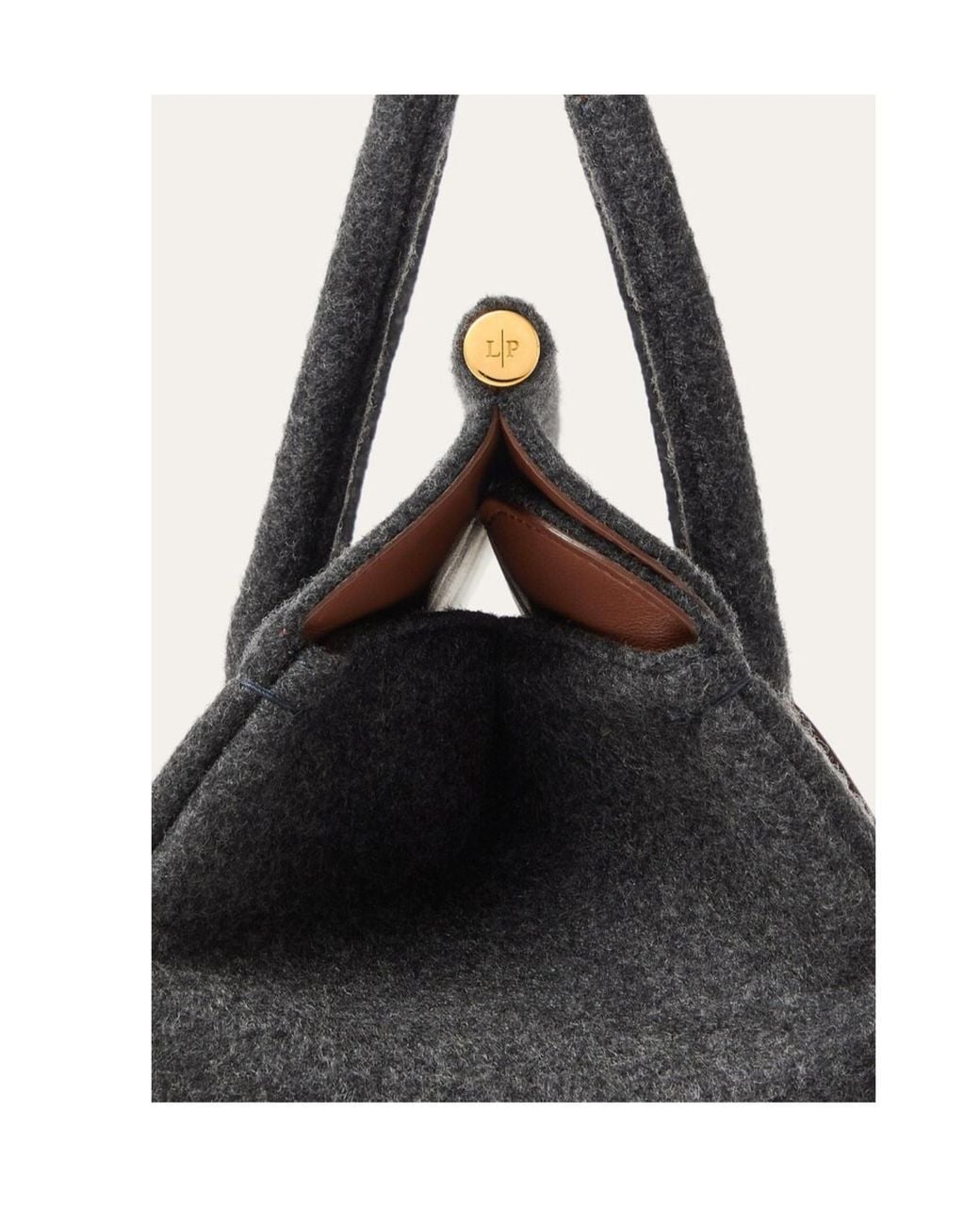 Loro Piana Black Loom Bag L25