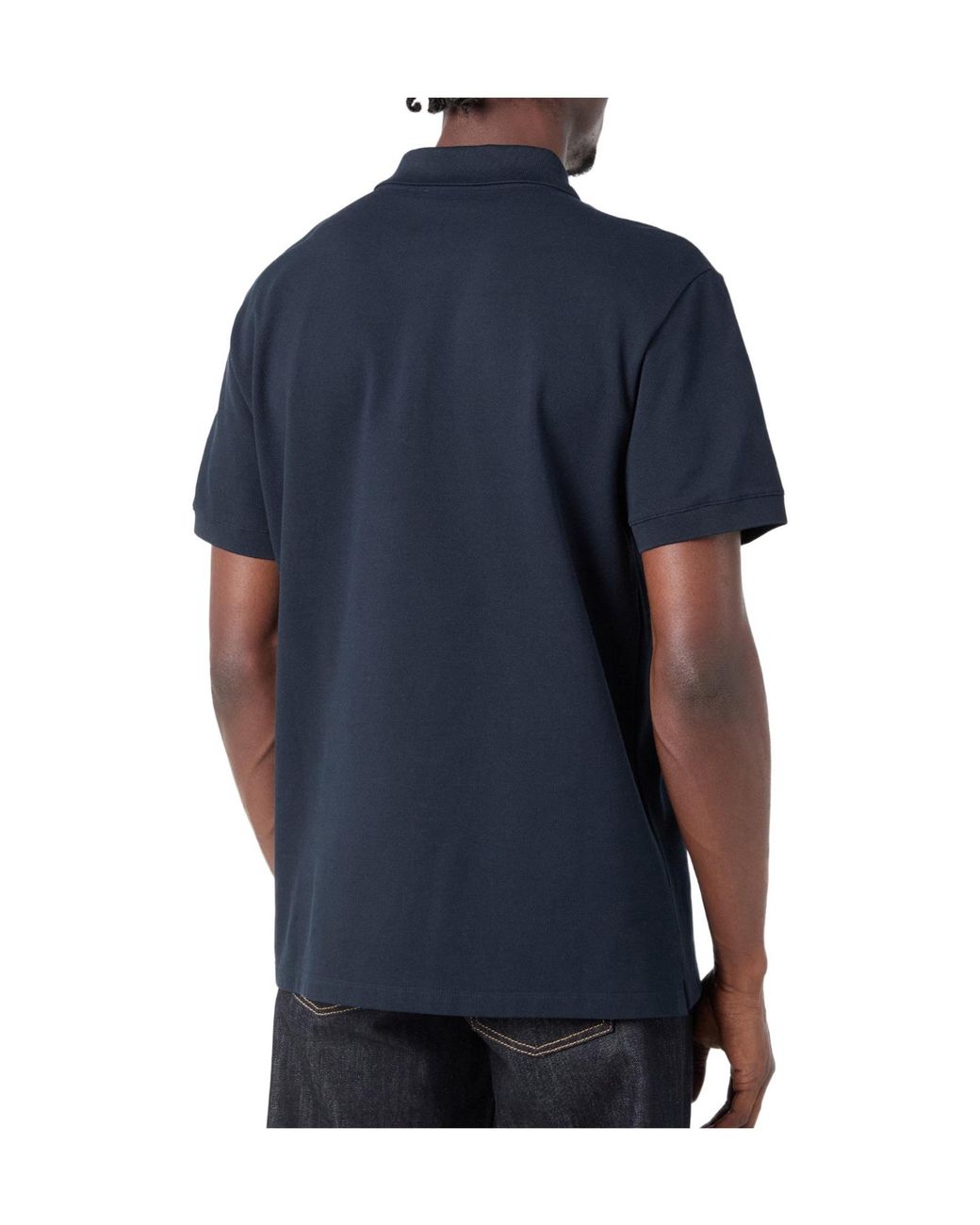 McQueen Blue Shortsleeve Polo Shirt for men