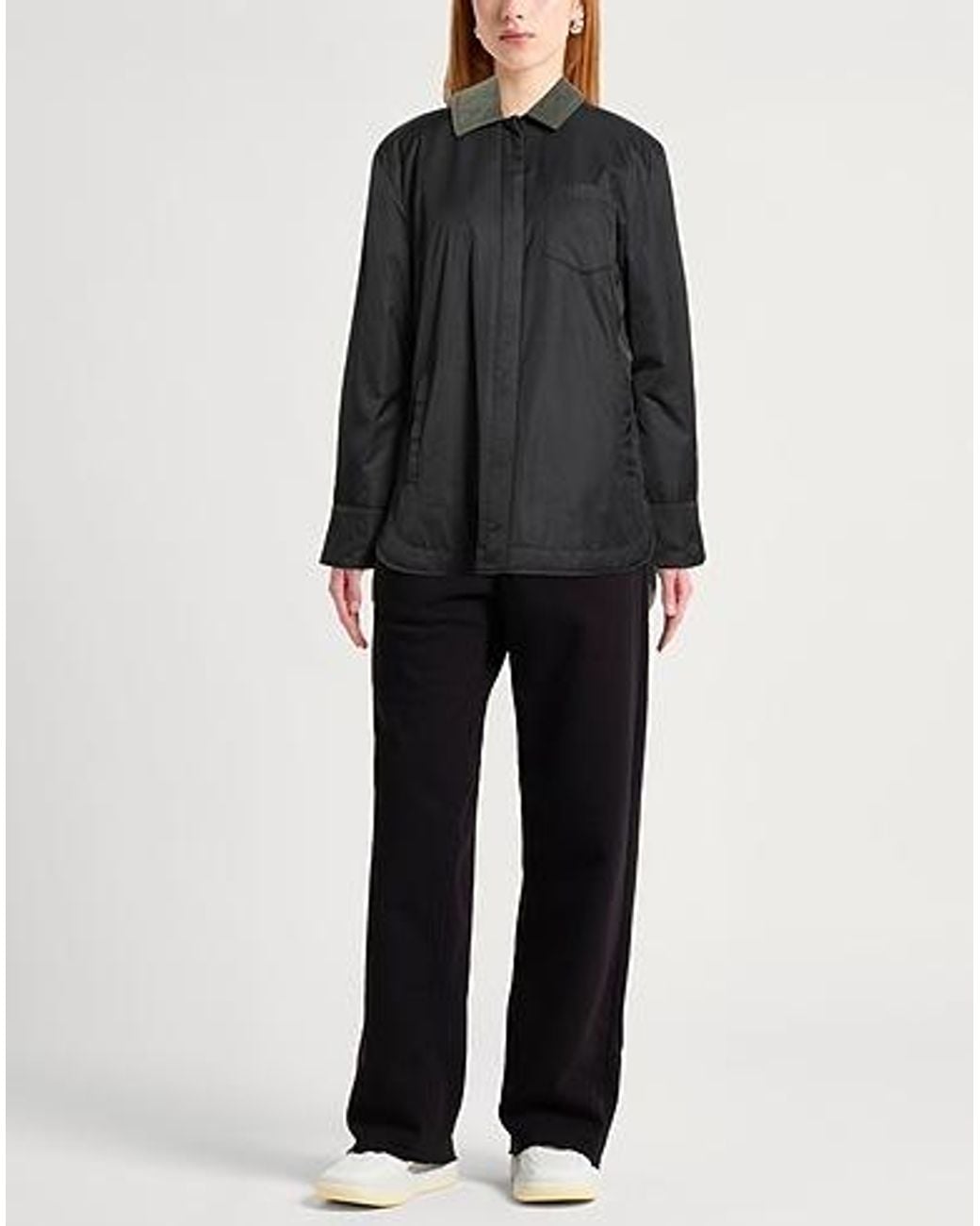 MAX&Co. Black Casual Corduroy Coat