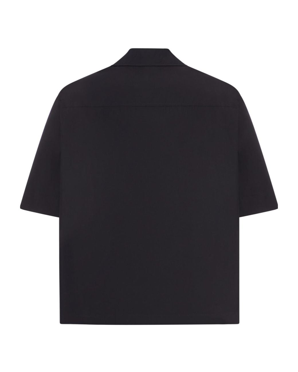 Jil Sander Blue Short Sleeve Buttoned Shirt for men