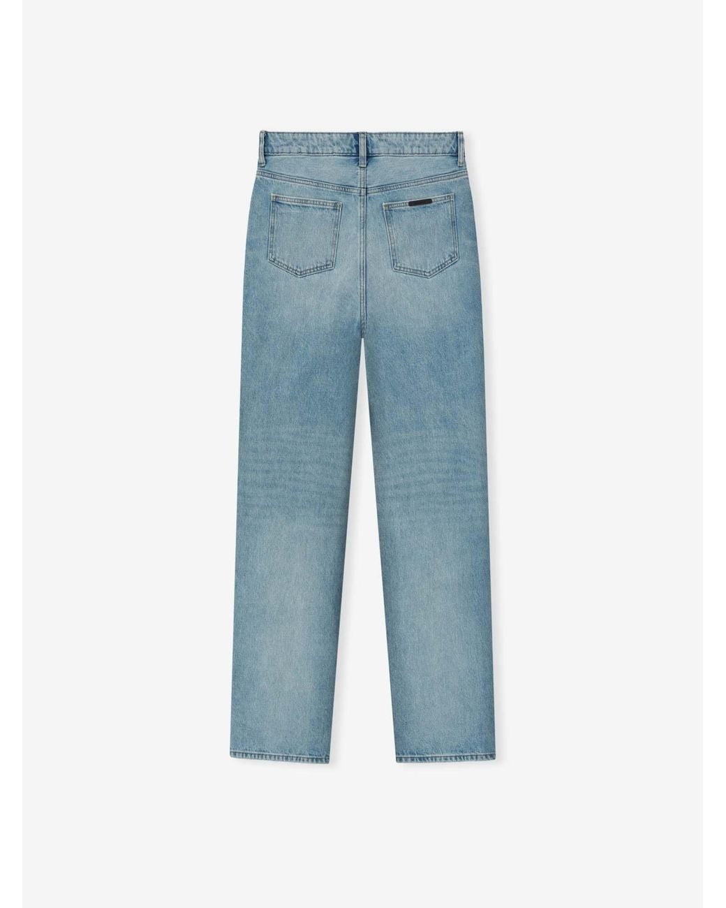 Fear Of God Blue Denim Straight Leg Jeans