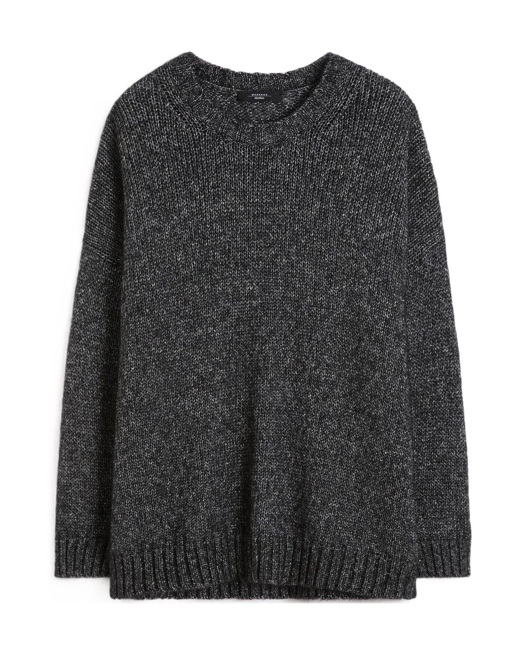 Weekend by Maxmara Black Crew-Neck Sweater