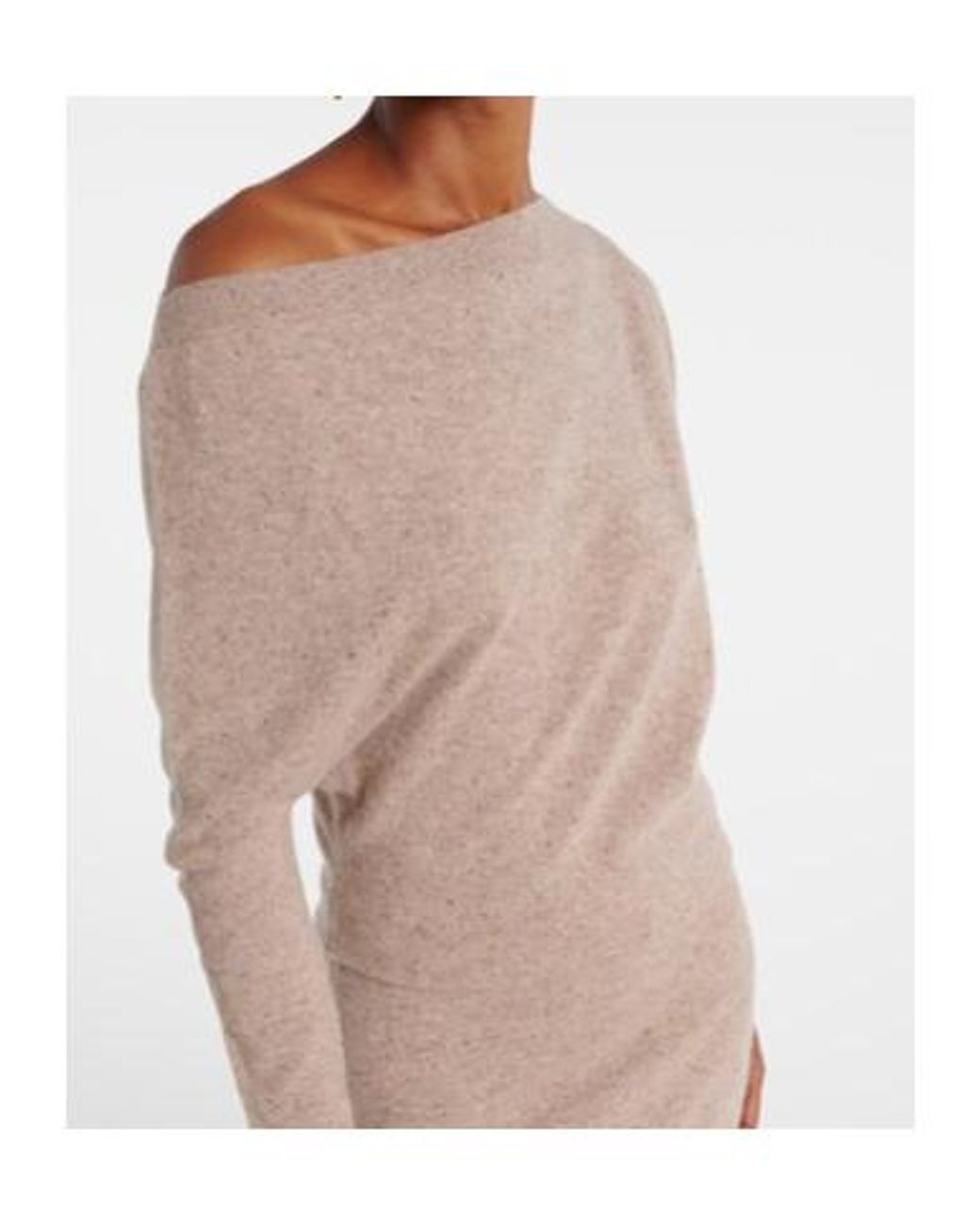 Altuzarra Natural Kasos Draped Cashmere Maxi Dress