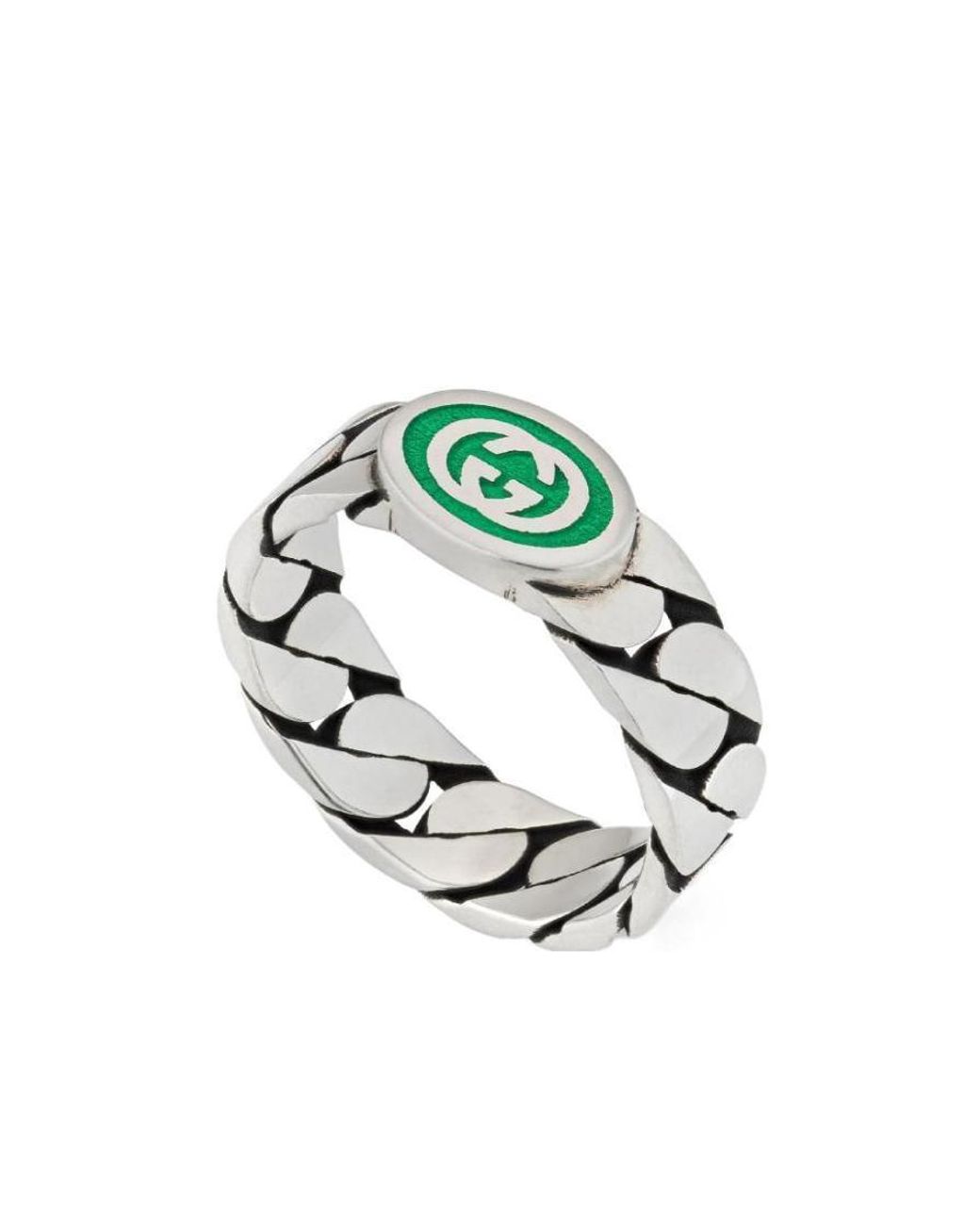 Gucci Metallic Interlocking G Ring