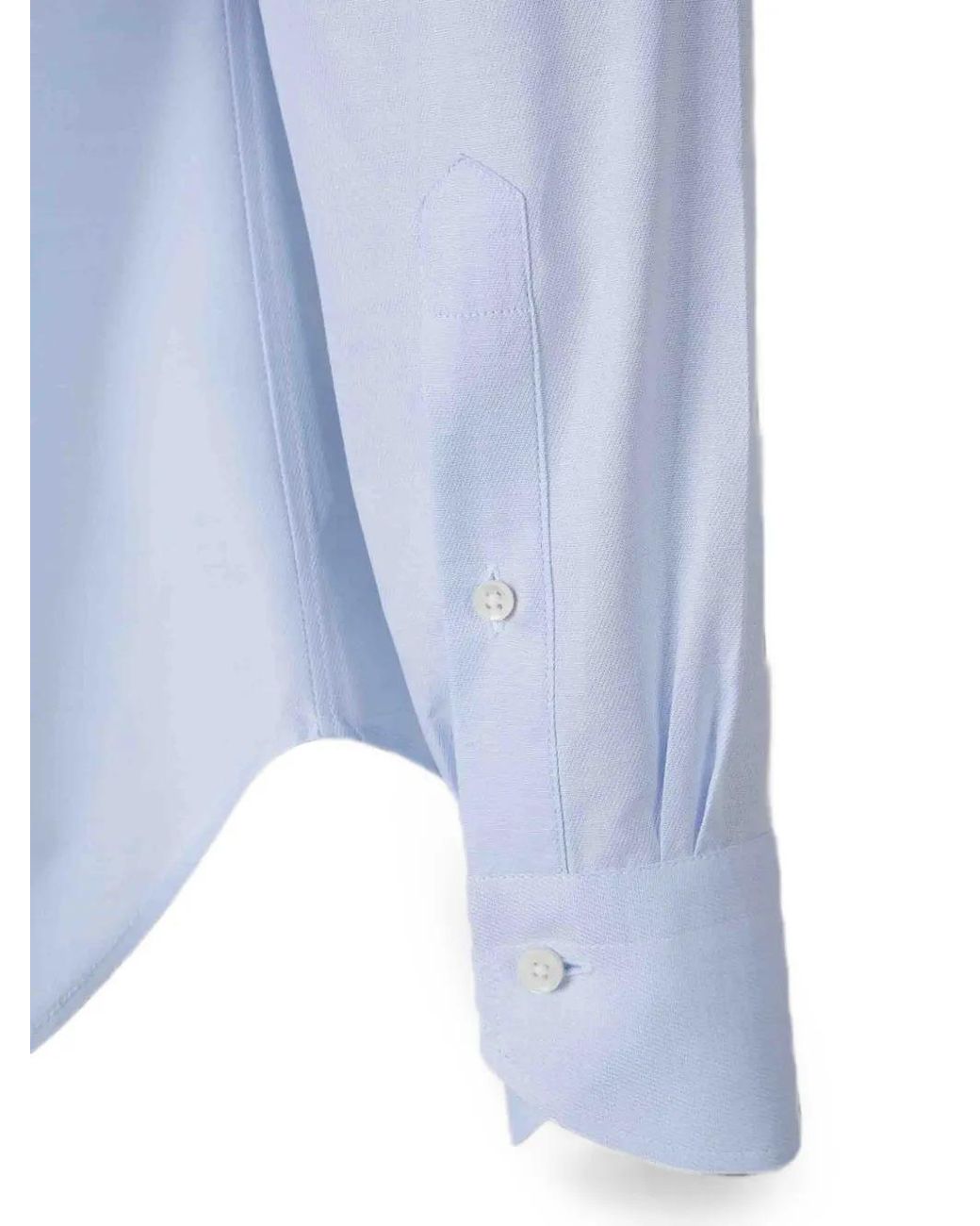 Canali Blue Long Sleeved Plain Shirt for men