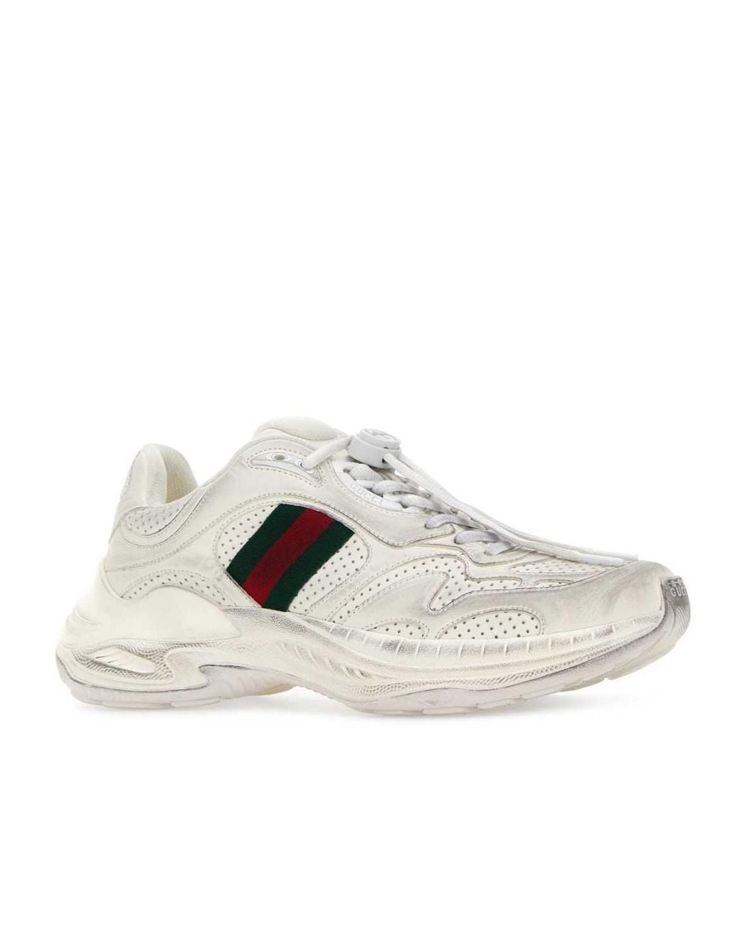 Gucci White 2.0" Sneakers for men