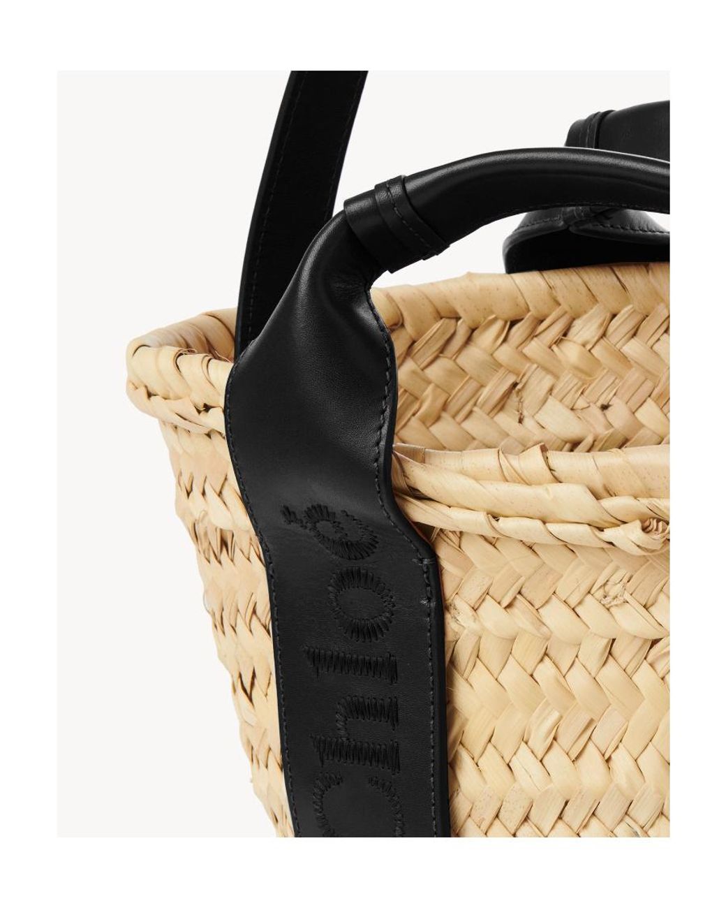 Chloé Black Chloé Sense Open Top Small Basket Bag