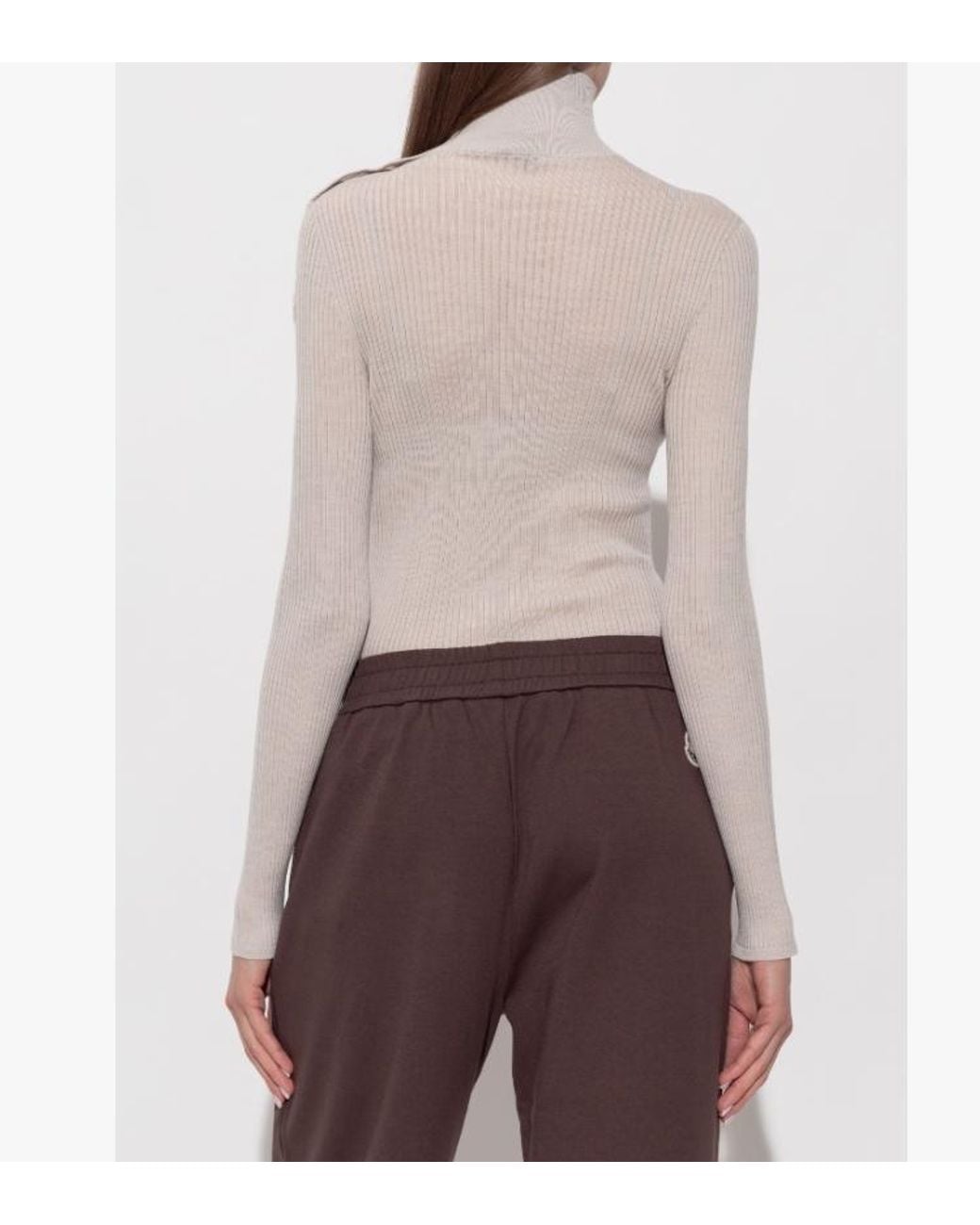 Moncler Multicolor Ribbed-Knit Turtleneck Jumper
