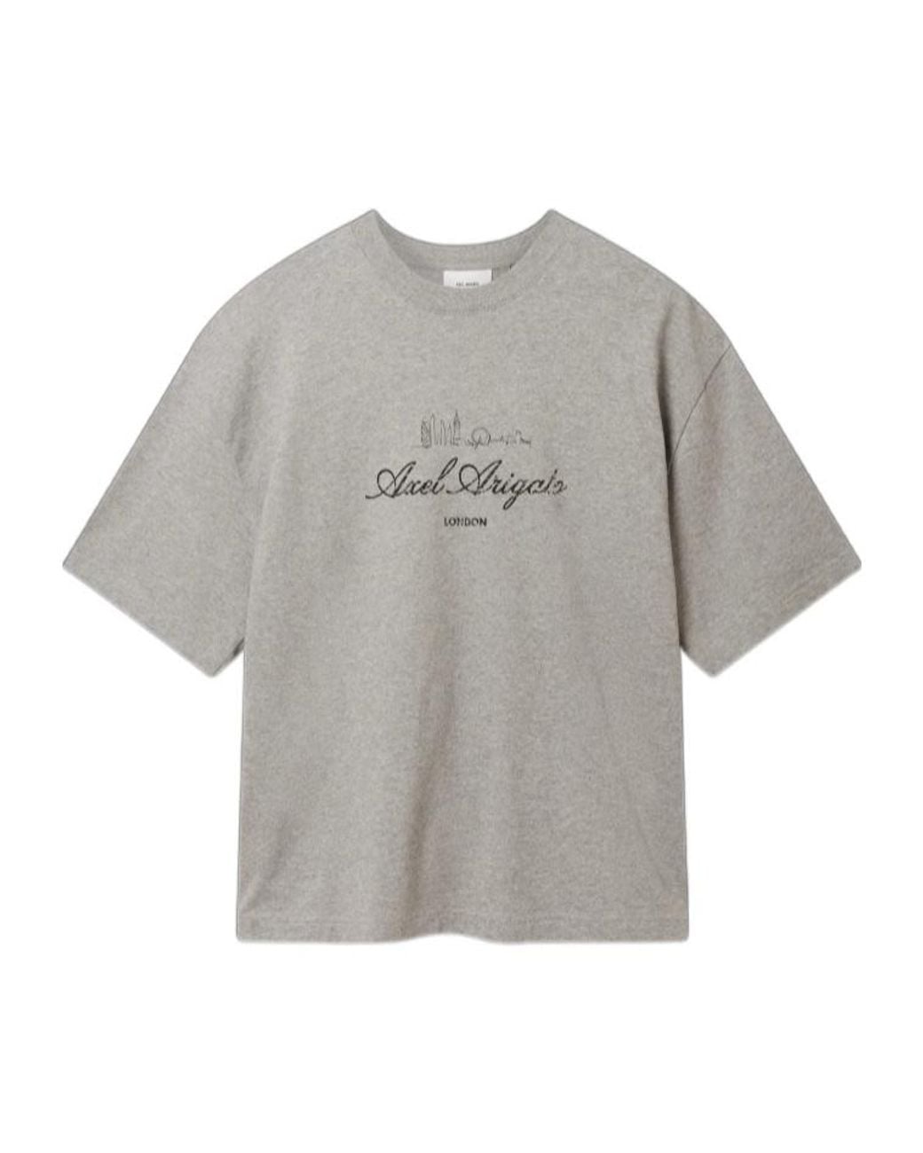 Axel Arigato Gray Ldn Sky Oversized T-Shirt for men
