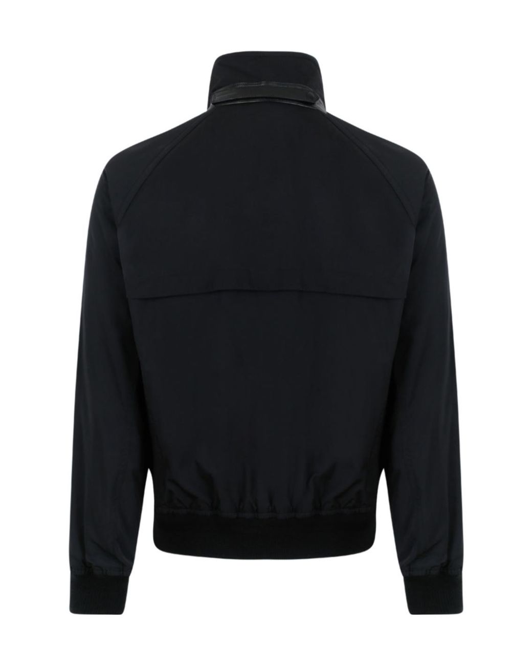 Tom Ford Black High Neck Zip-Up Jacket for men
