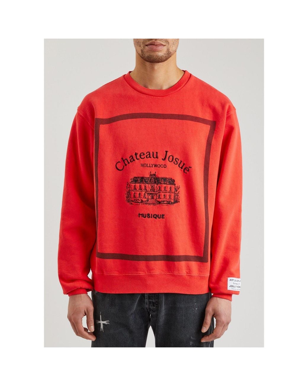 GALLERY DEPT. Red Loose Cotton Sweatshirt for men