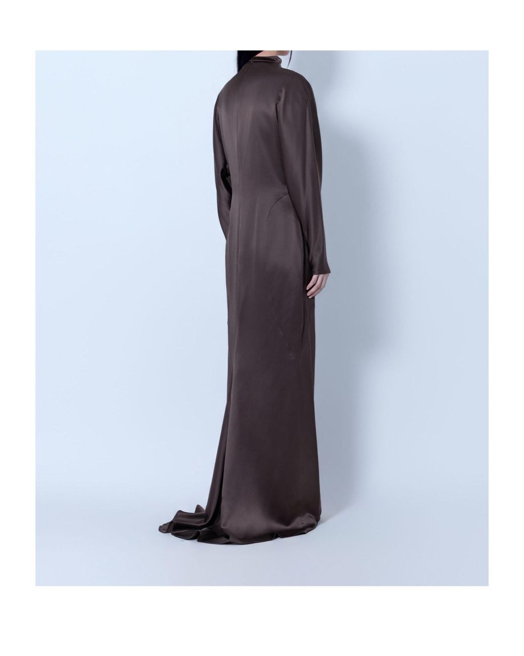 Max Mara Brown Spuma Long Dress