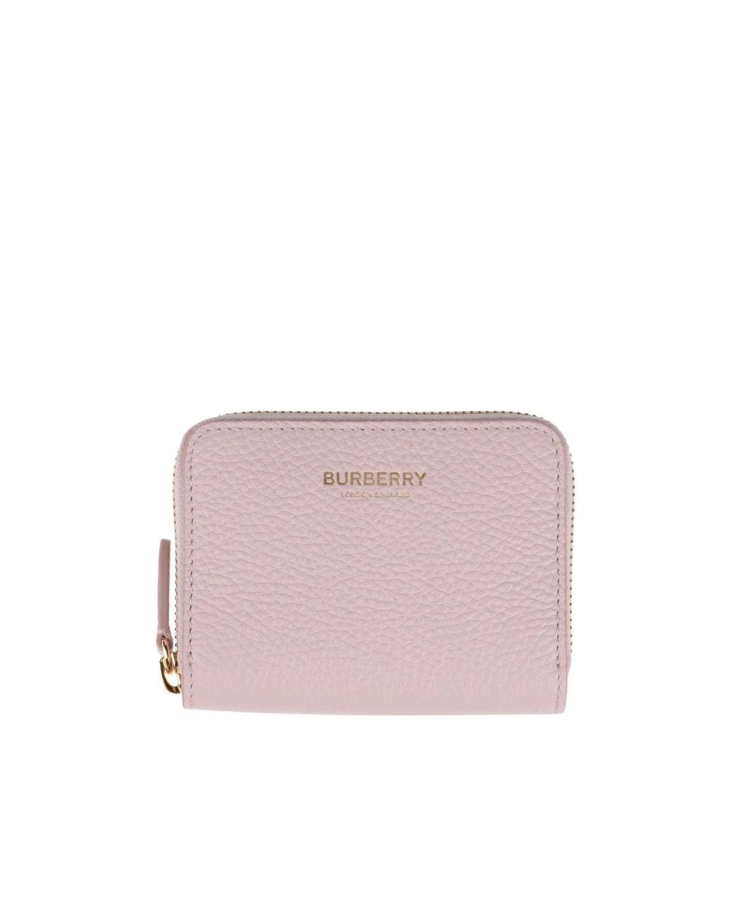 Burberry Pink Plain Color Wallets