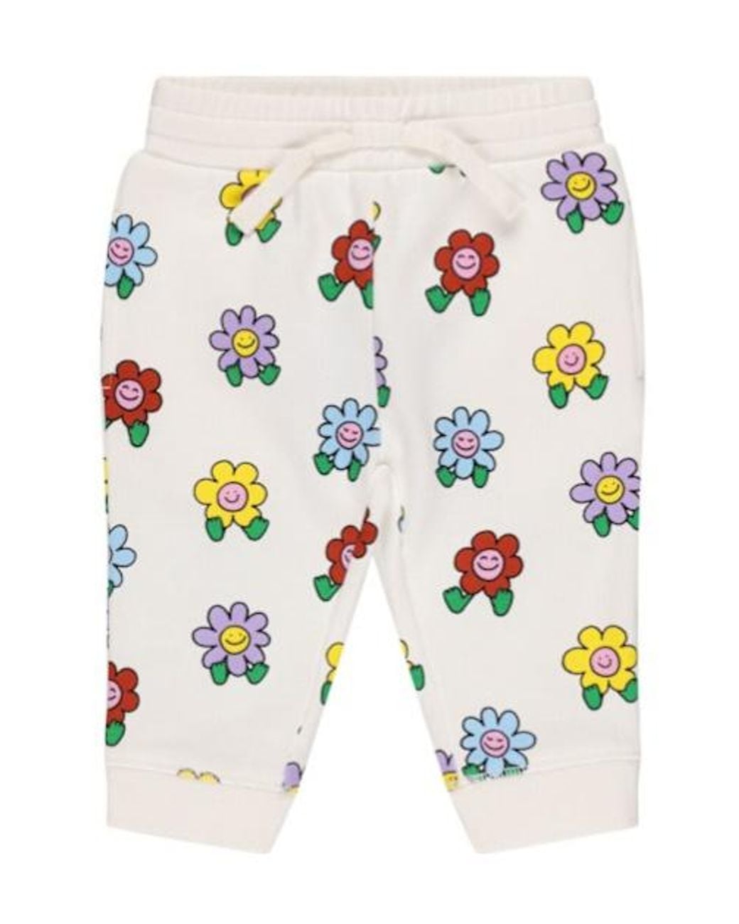 Stella McCartney White Printed Cotton Sweatpants