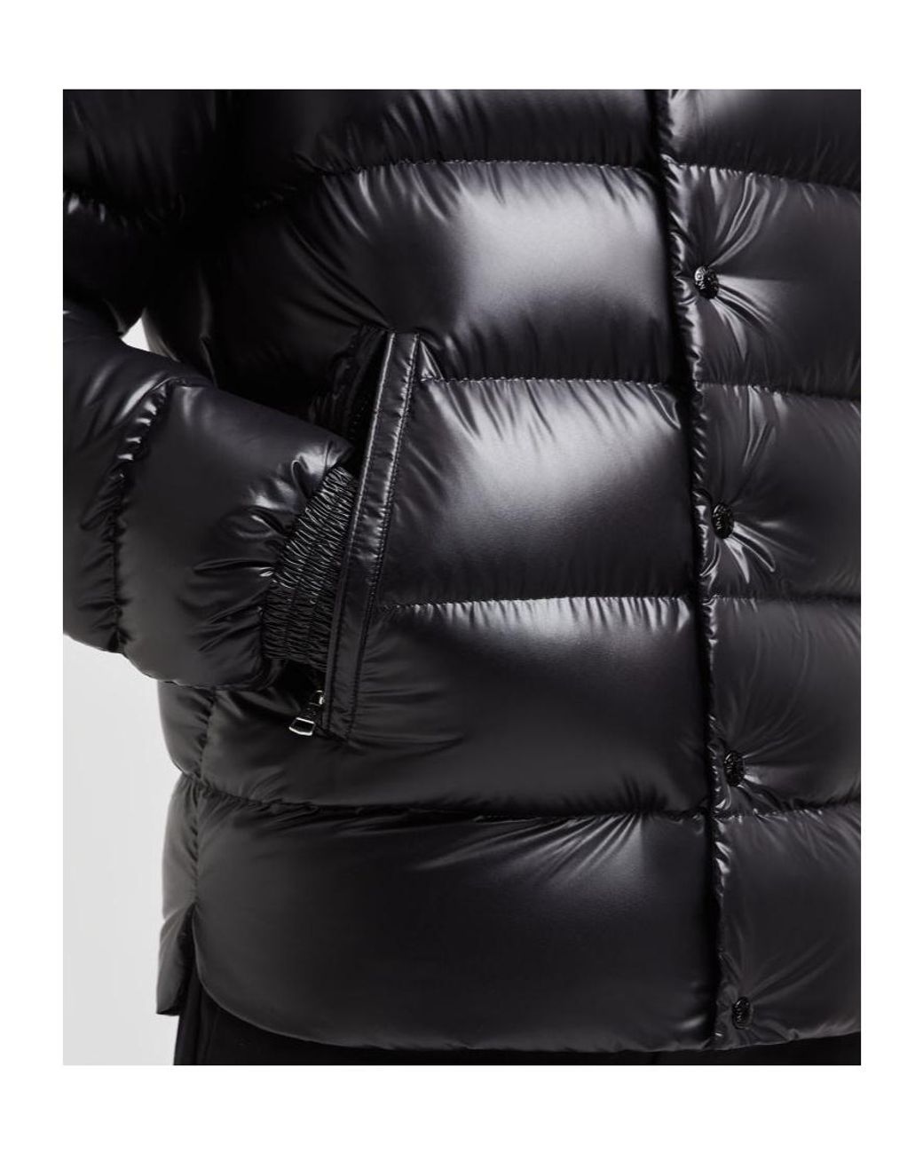 Moncler Black Lule Short Down Jacket for men