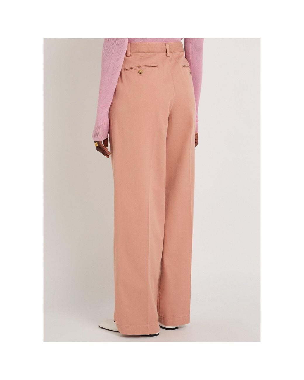 Polo Ralph Lauren Pink Relaxed-Fit Straight Trousers