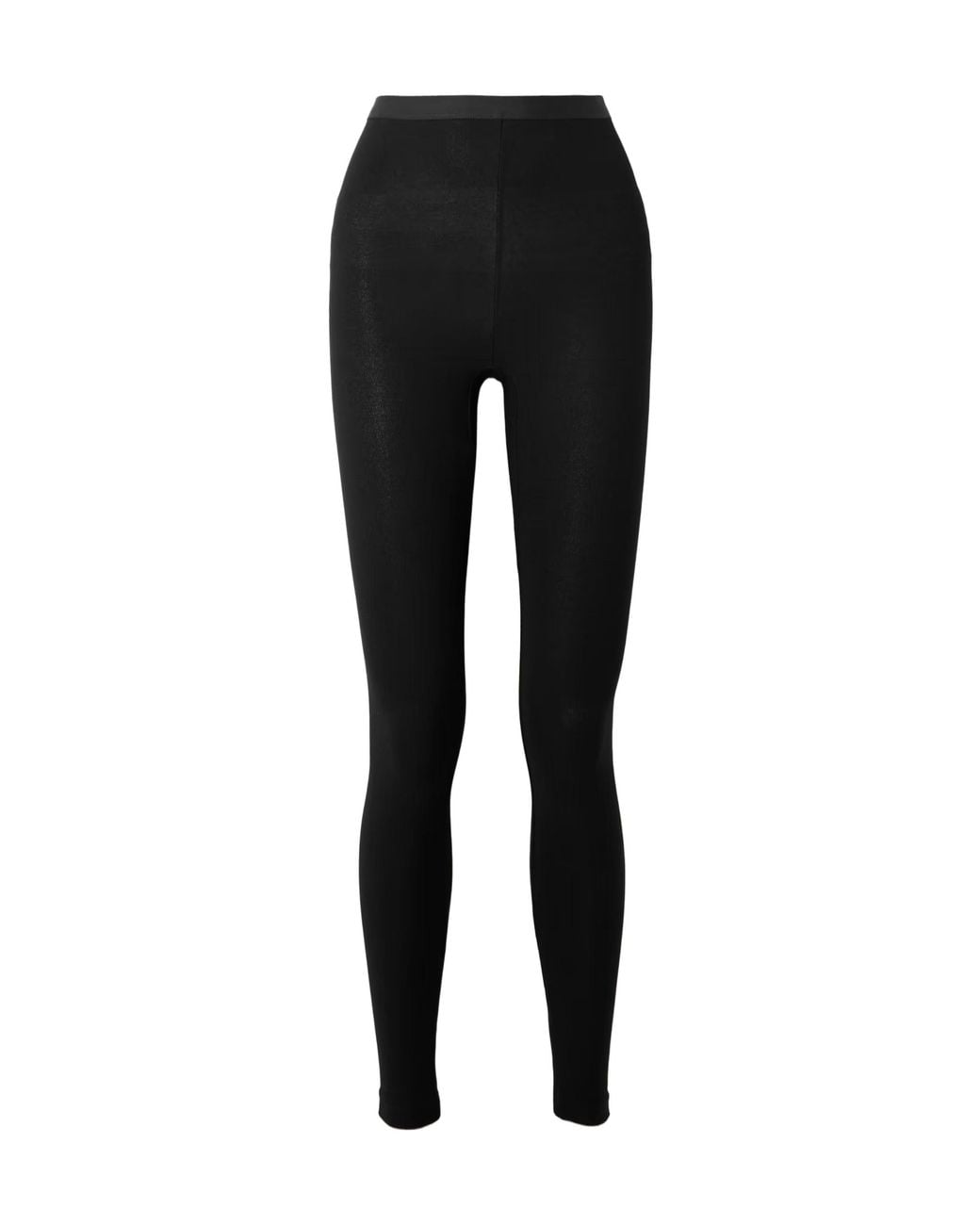 Magda Butrym Black Zip-Detail Leggins