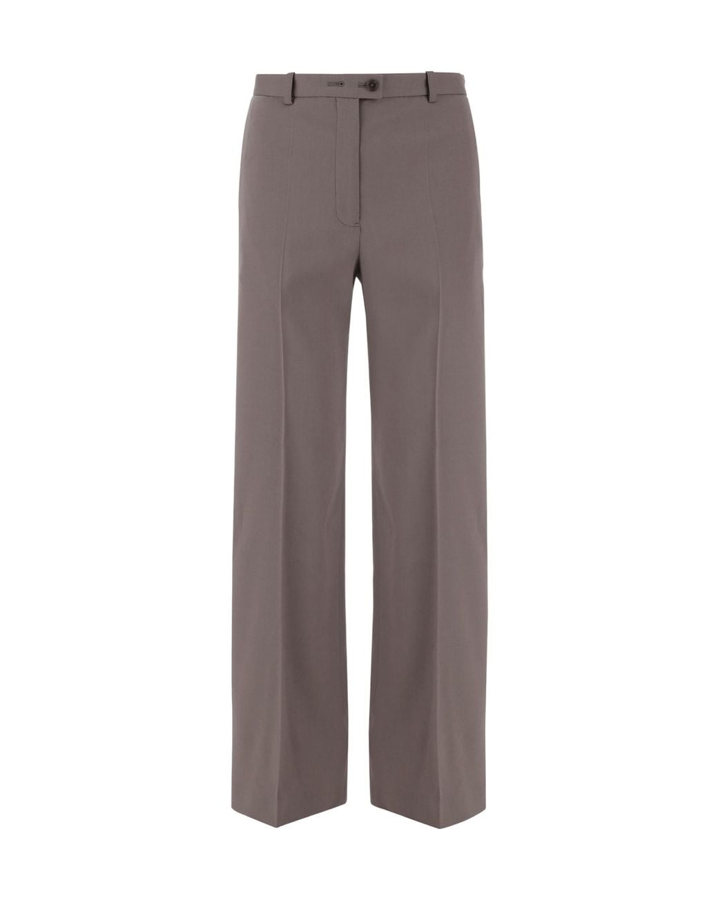 Jil Sander Gray Casual Pants With Belt Loops