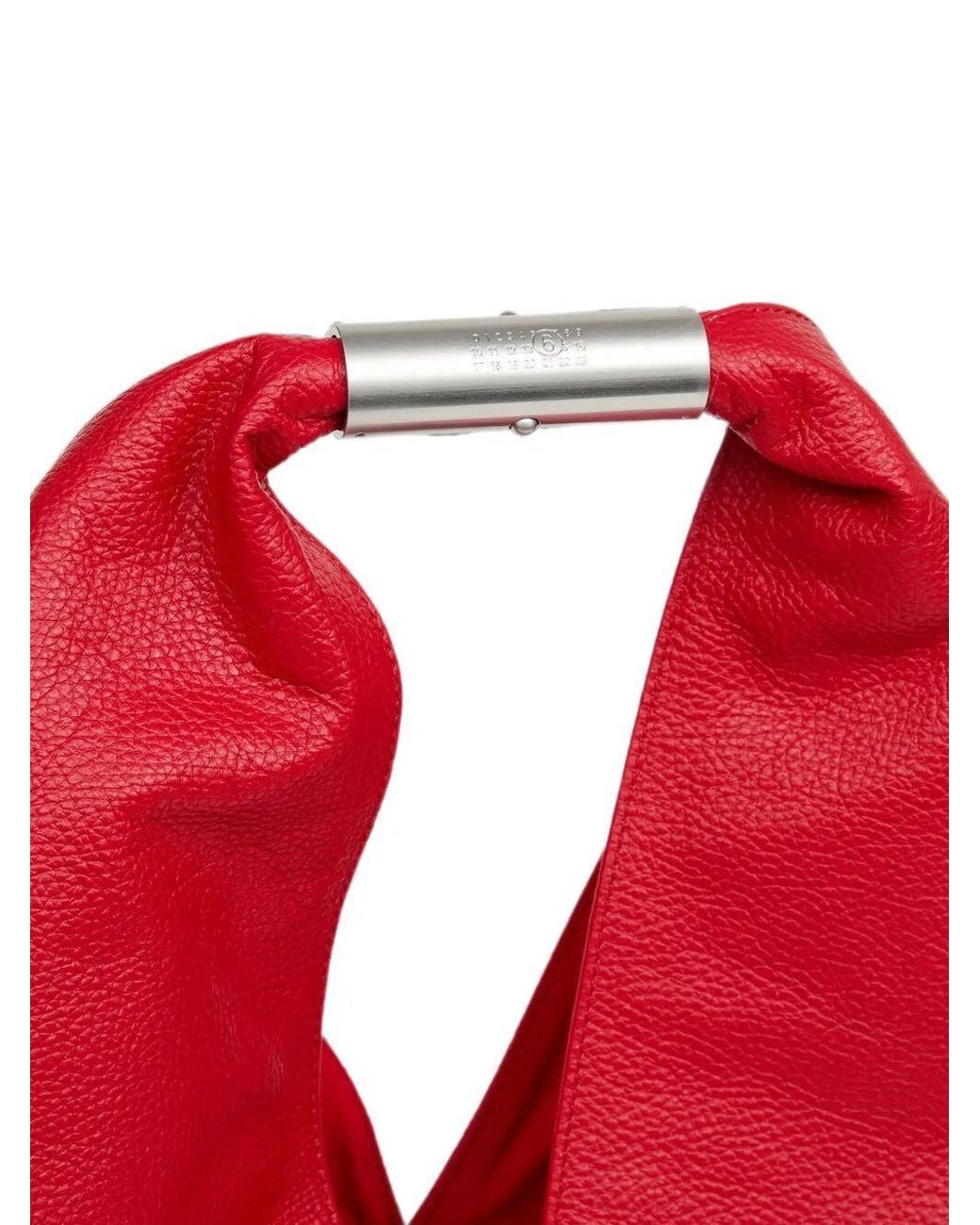 MM6 by Maison Margiela Red Japanese Media Shoulder Bag