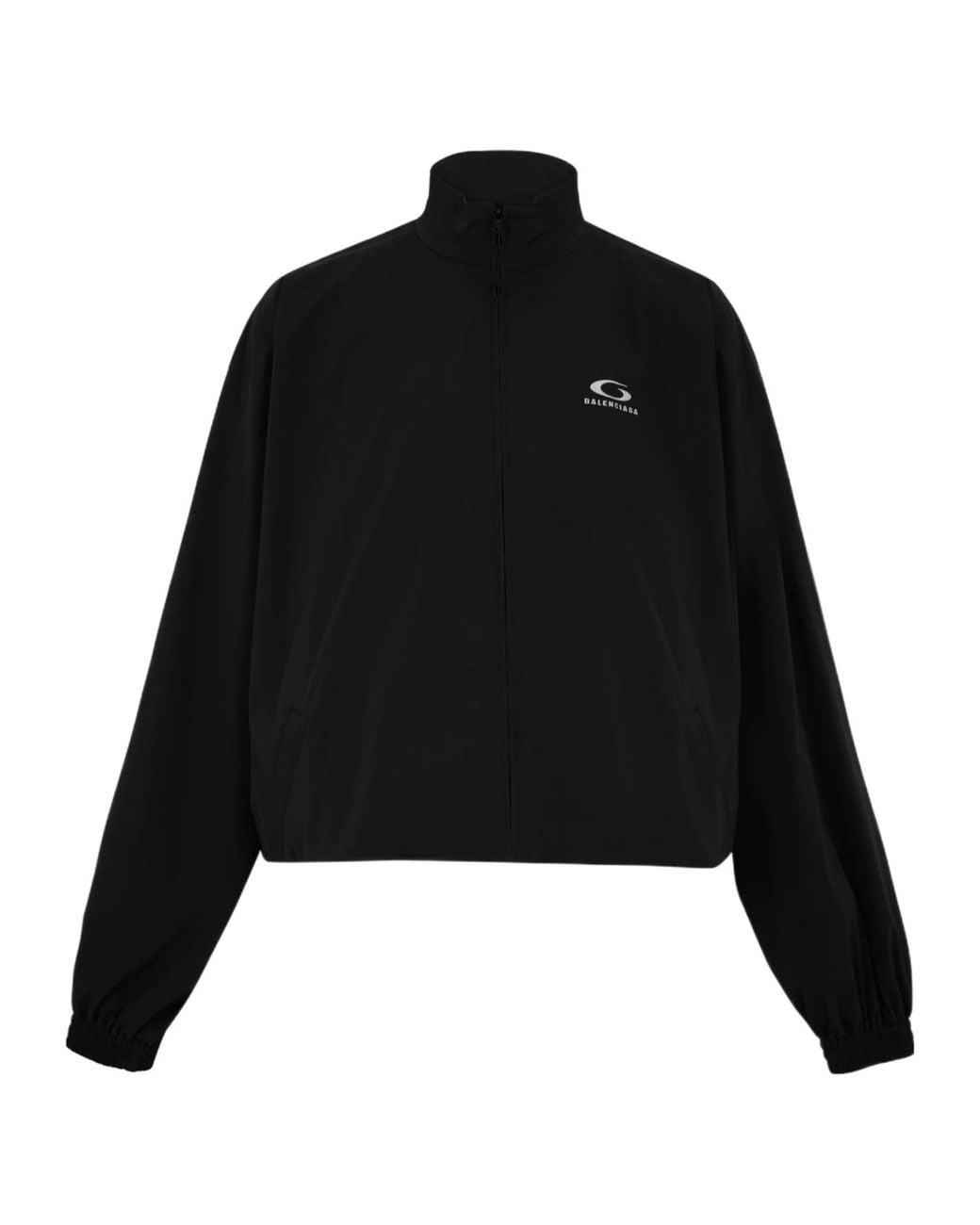 Balenciaga Black Logo Casual Jacket for men