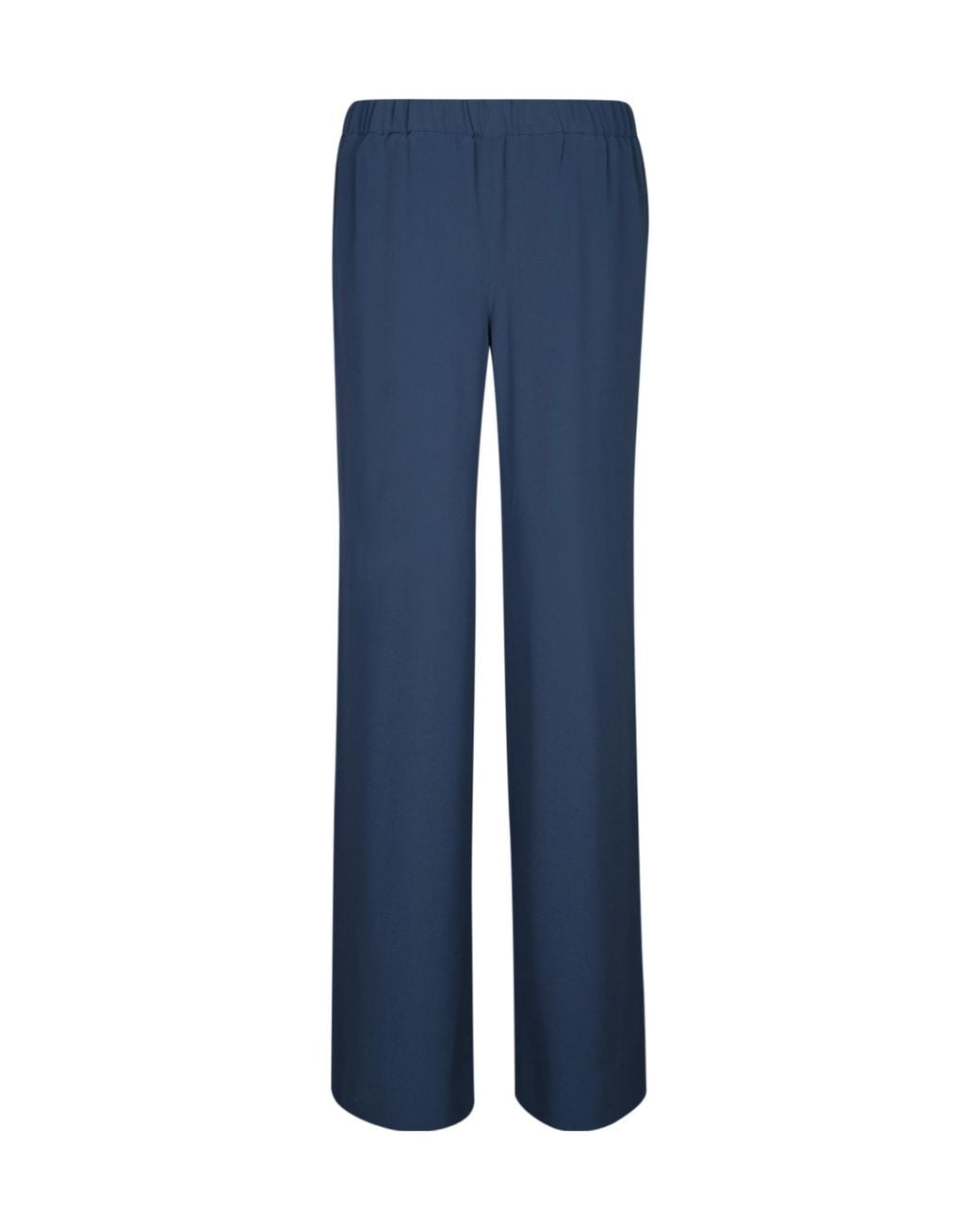 Incotex Blue Elastic Waist Crepe Pants