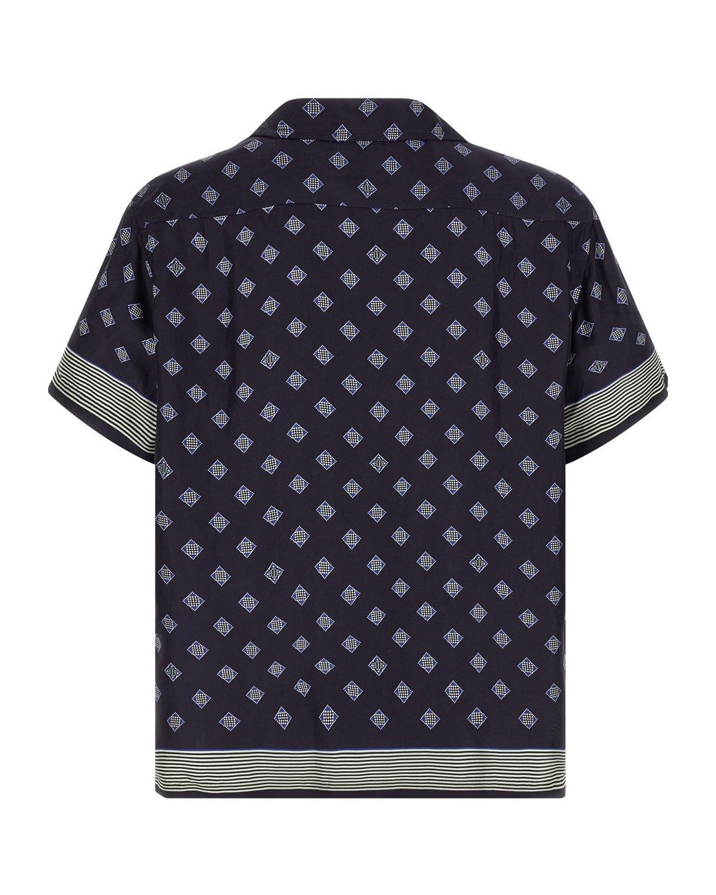 Bode Blue Printed Shirt for men