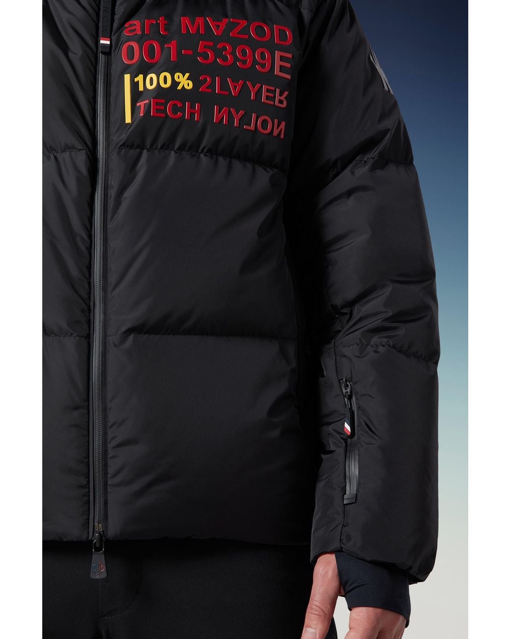 Moncler Black Mazod Short Down Jacket for men