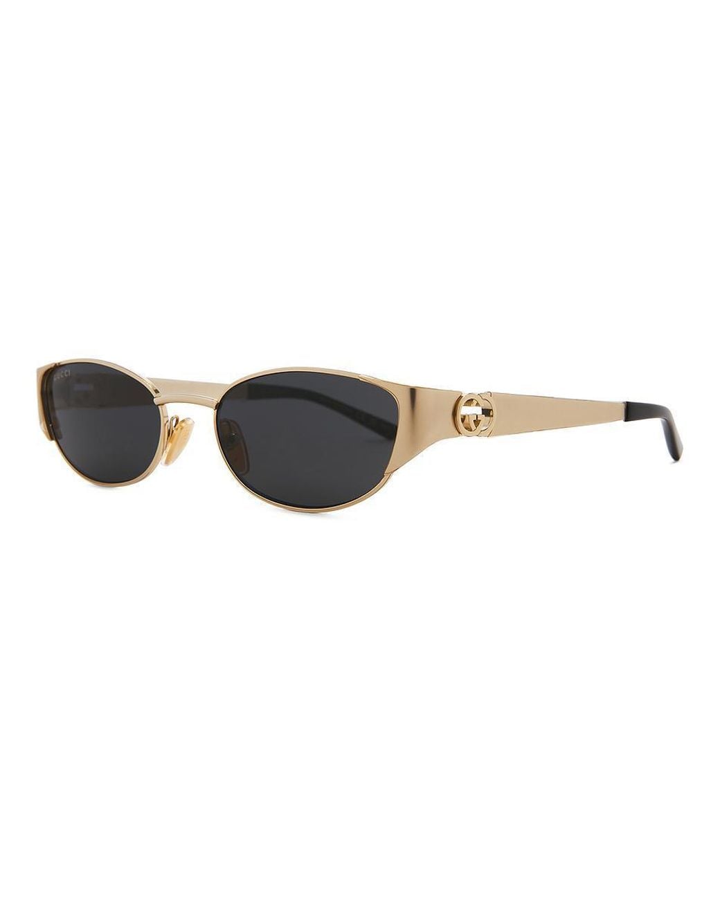 Gucci White Full Frame Sunglasses