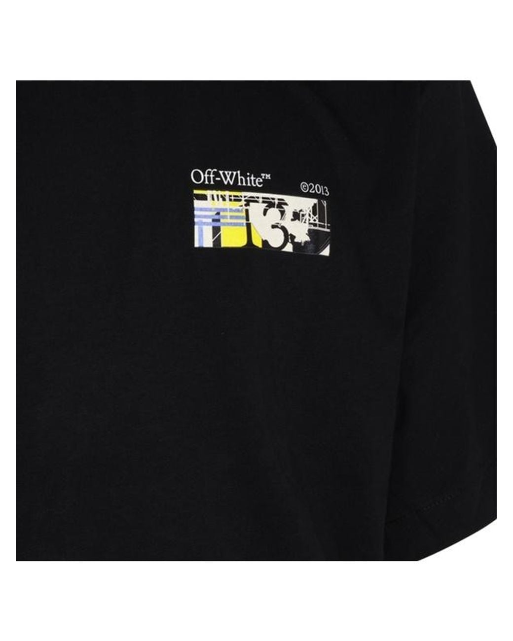 Off-White c/o Virgil Abloh Black Graphic Arrow Print T-Shirt for men