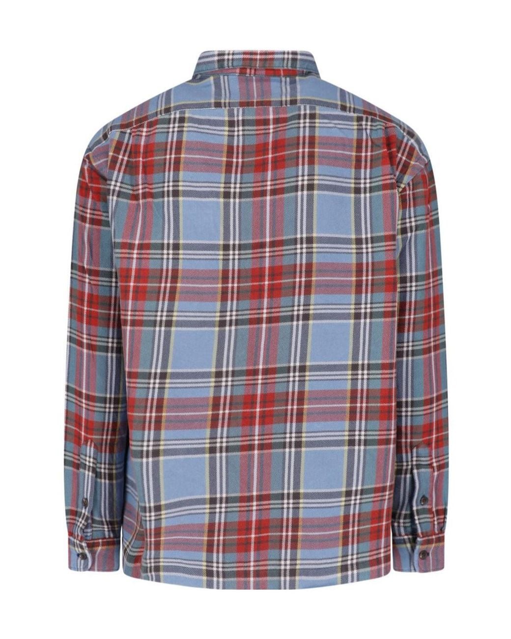 Polo Ralph Lauren Blue Checked Flannel Shirt for men