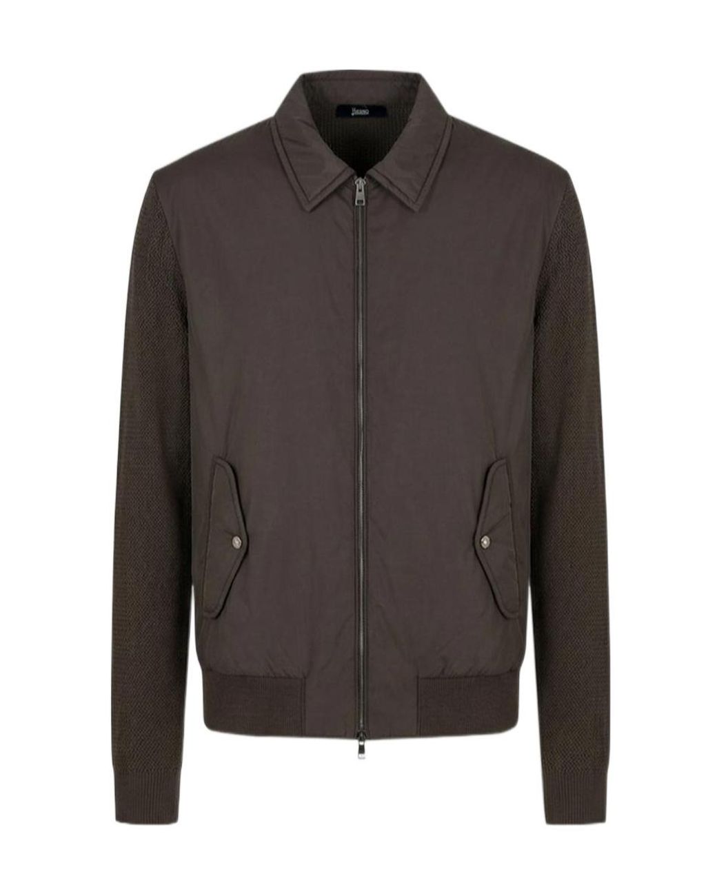 Herno Gray Panelled Jacket for men